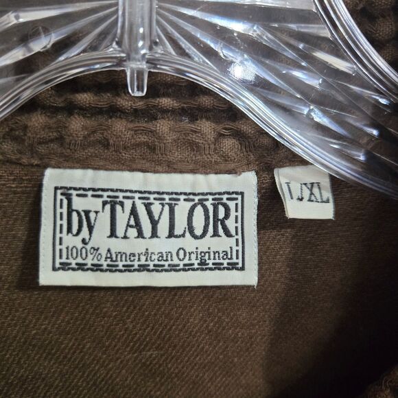 By Taylor American Original American Hand Painted L/XL Shacket Vtg Grunge Boho - Picture 5 of 15